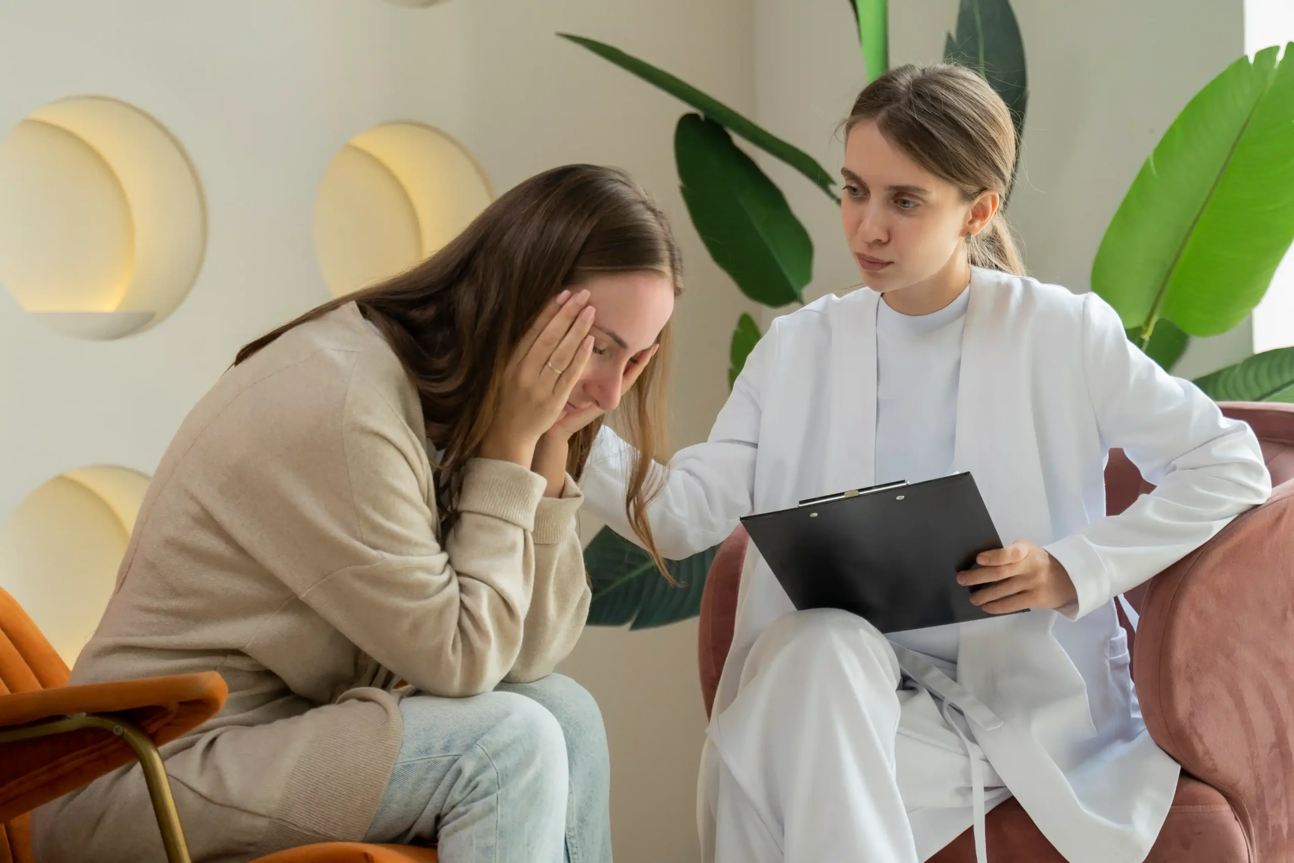 Clinician preparing prior authorization documentation