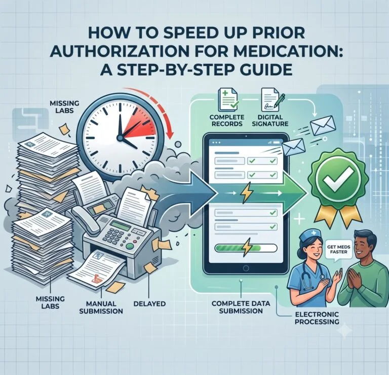 Steps to speed up medication prior authorization for a medical practice